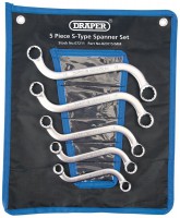 Draper 5 Piece S Type (Obstruction) Ring Spanner Set £37.99